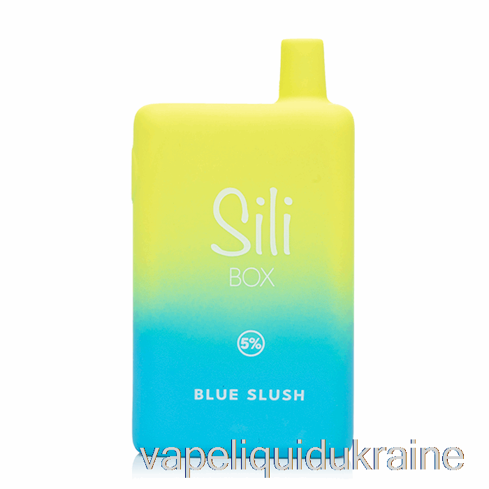 Vape Liquid Ukraine Sili Box 6000 Disposable Blue Slush